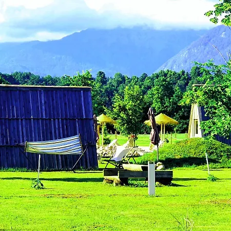 Campsite Glamping Alp Hut In Garden Park *